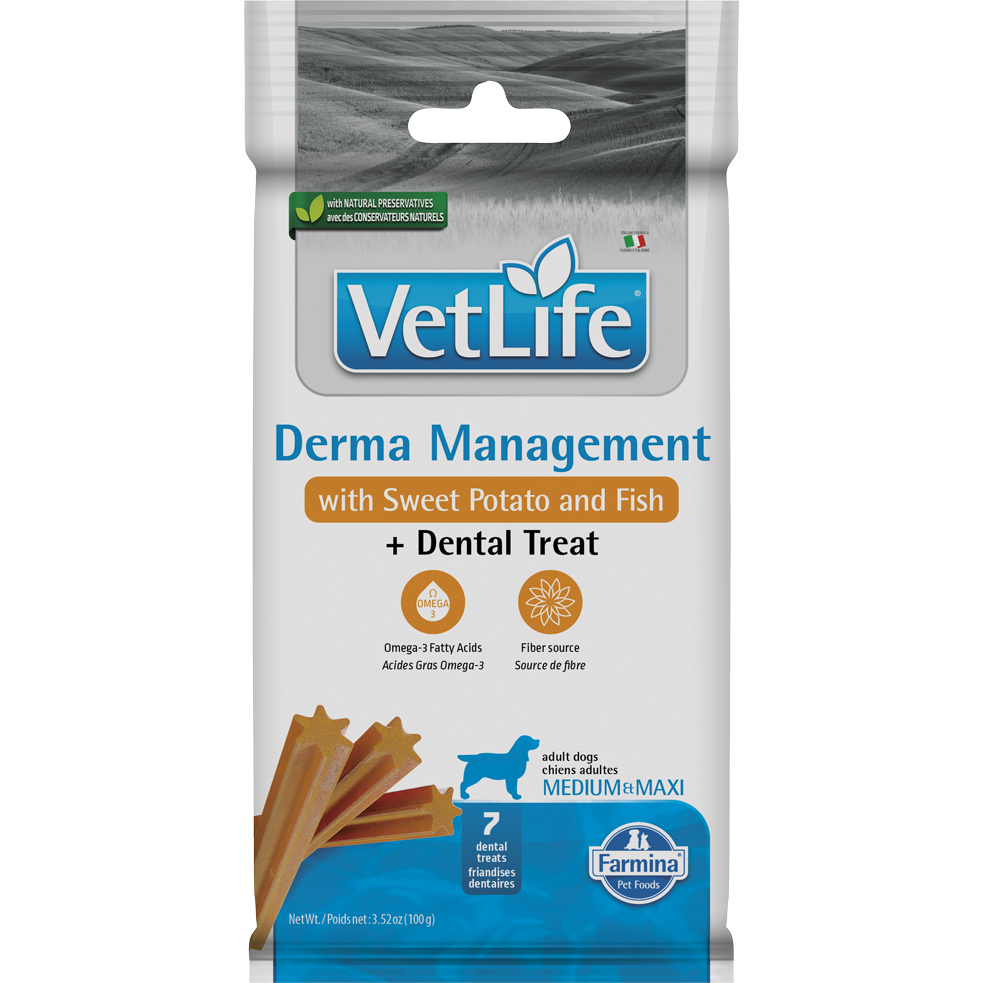 Farmina Vet Life Canine Treat Derma Management Adult Medium/maxi