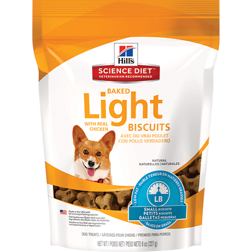 Hill's Science Diet Baked Light Biscuits Natural For Dogs