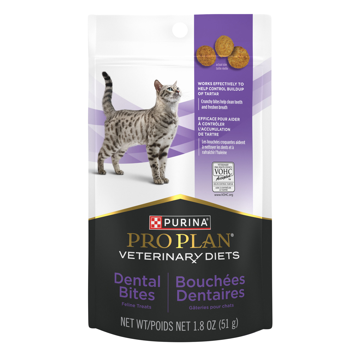 Purina Pro Plan Veterinary Diets Dental Bites Feline Treats