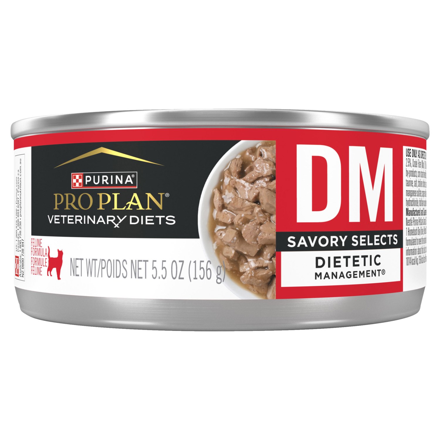 Purina Pro Plan Veterinary Diets Feline Adult Dm Savory Selects Dietetic Management