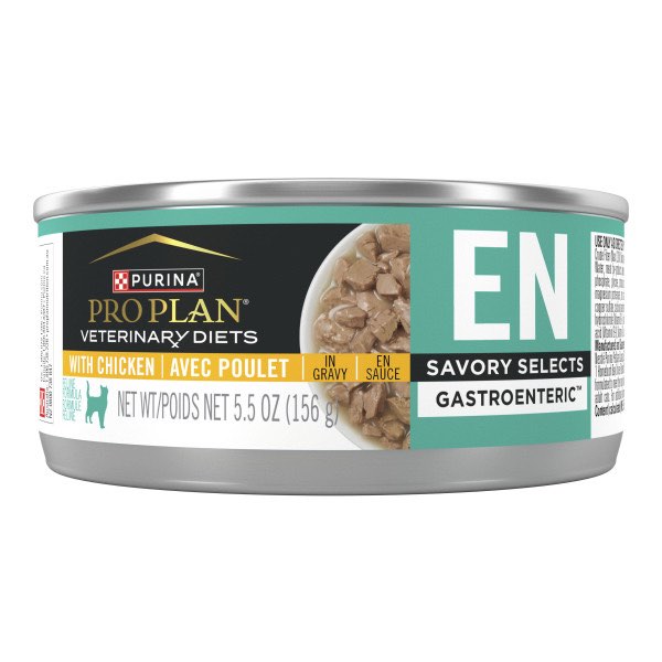 Purina Pro Plan Veterinary Diets Feline Adult En Savory Selects Gastroenteric Wet Food