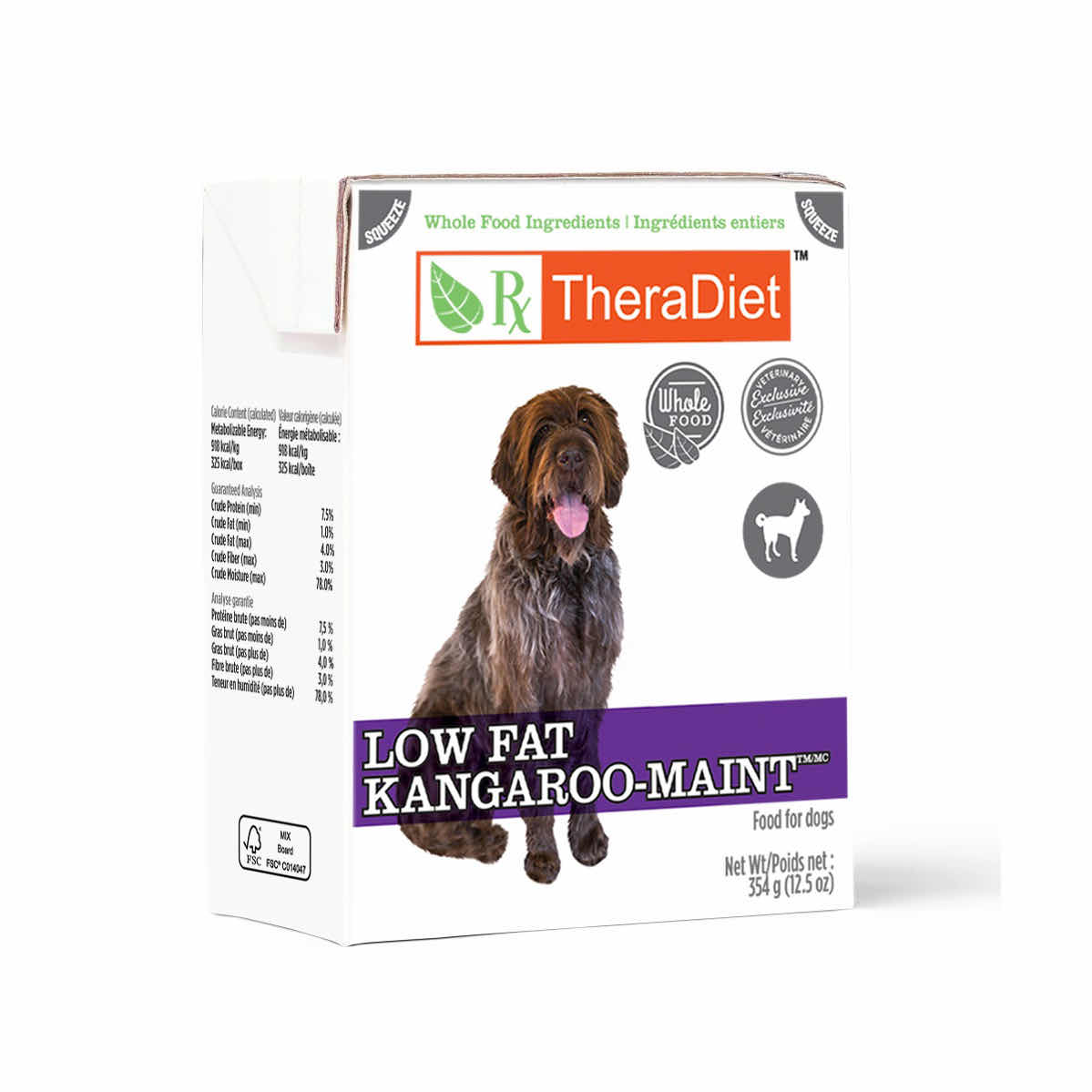 Rayne Clinical Nutrition Canine Adult Kangaroo-maint Low Fat (tetrapack)